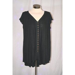 Free People Black Top size small